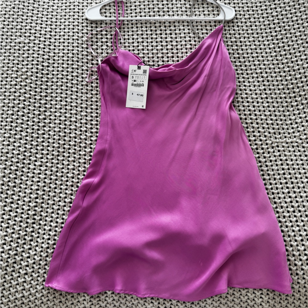 Zara Lilac Mini Dress